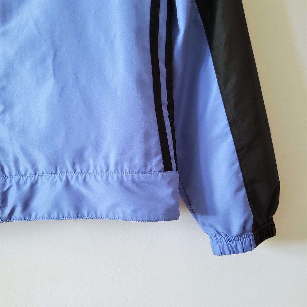 Adidas Black and Blue Zip Jacket Small - Picture 4 of 7